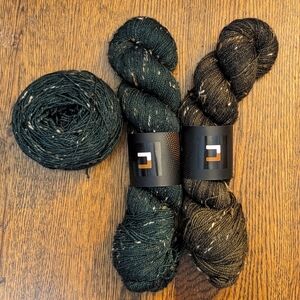 DESTASH: 3 x skeins bundle of Dyed by Delz Yarn
